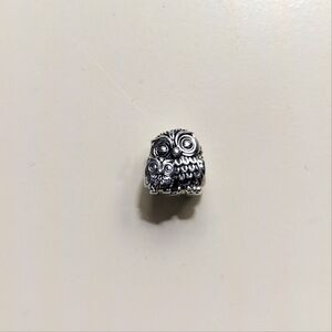 Pandora Retired Charming Owl Family Charm 791966
